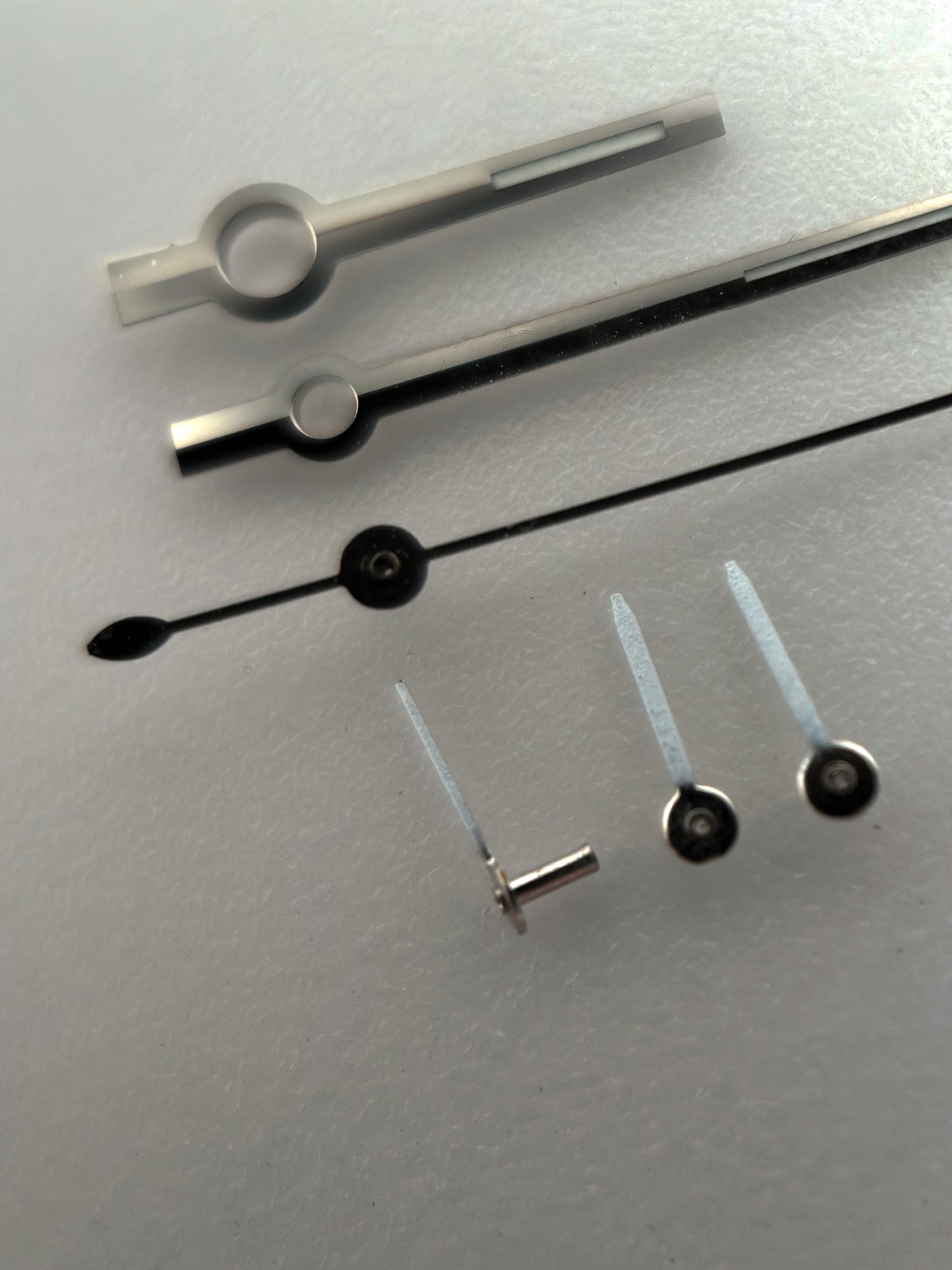 Handset | Chronograph Full Set | Valjoux 72 | White Tip Chrono & Sub | Glow