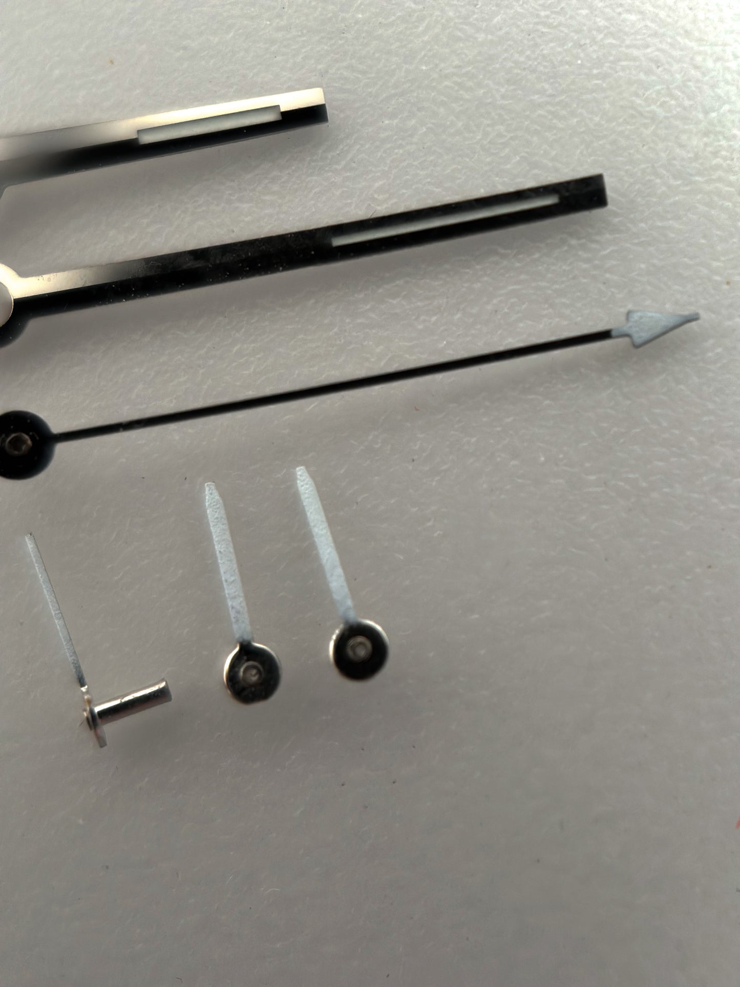 Handset | Chronograph Full Set | Valjoux 72 | White Tip Chrono & Sub | Glow