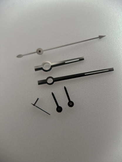 Handset | Chronograph Full Set | Valjoux 72 | BLK Chrono & Sub | Glow