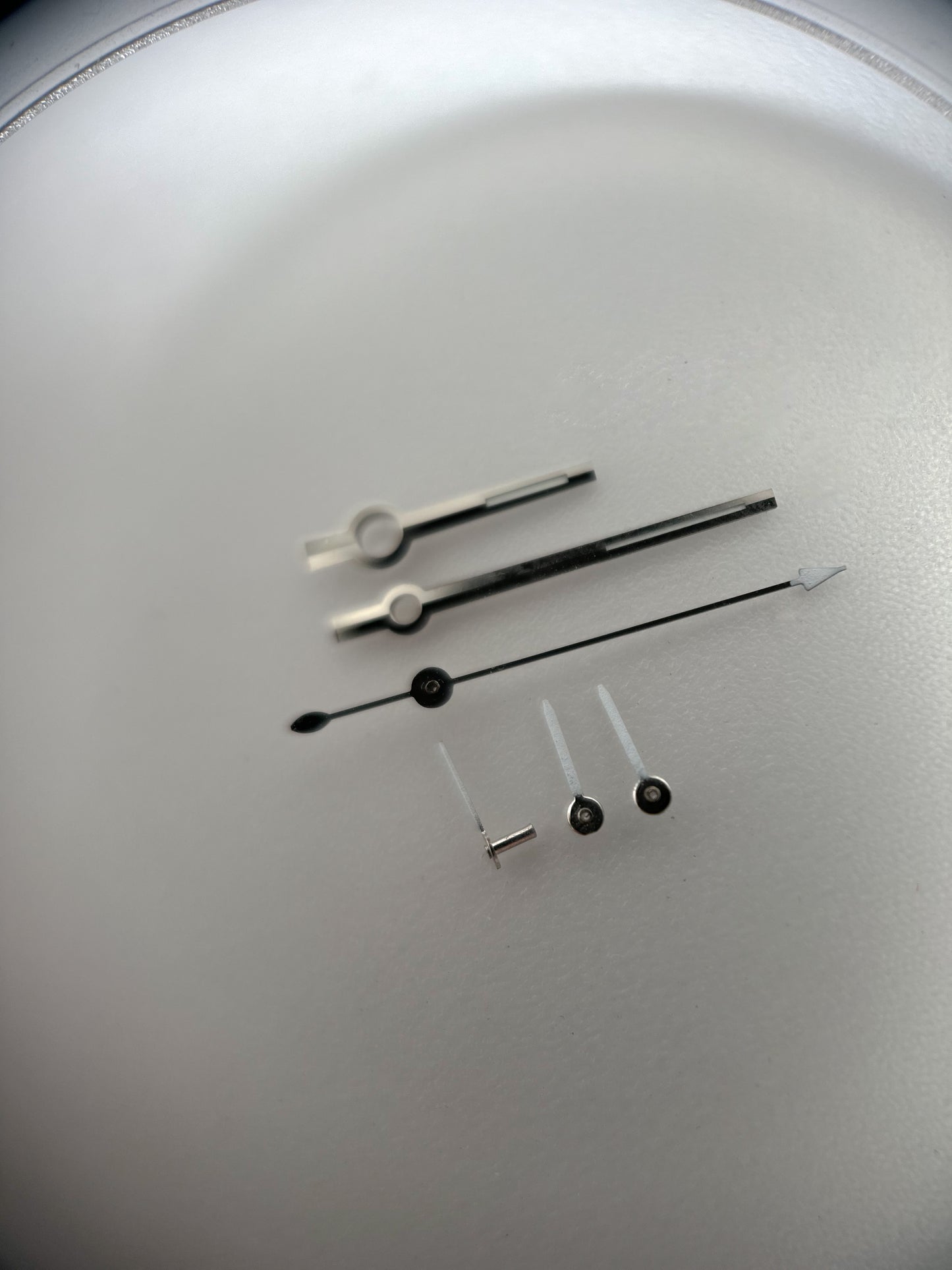 Handset | Chronograph Full Set | Valjoux 72 | White Tip Chrono & Sub | Glow