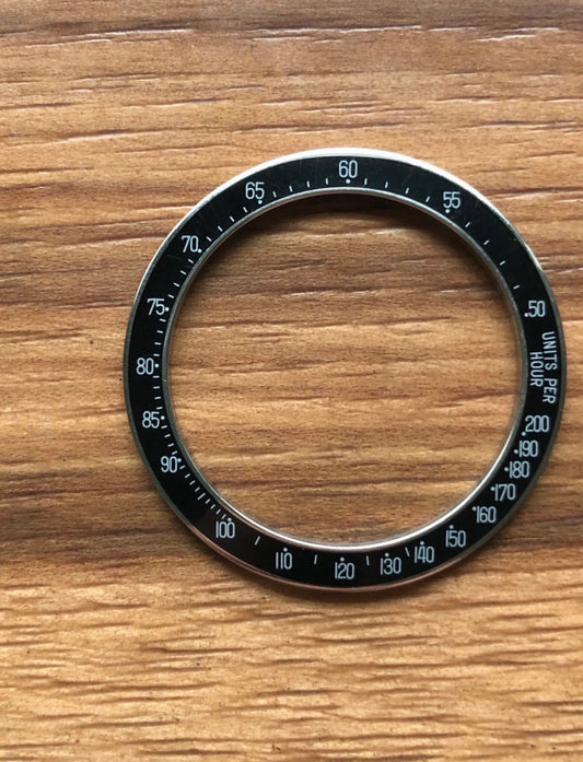 Vintage Bakelite Style Bezel Conversion for Chronographs with S.S Bezels